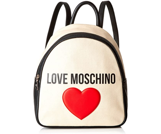 LOVE MOSCHINO CANVAS JC4114PP17 BORSA A ZAINETTO DONNA BEIGE