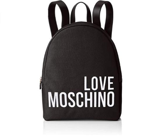 LOVE MOSCHINO CANVAS JC4114PP17 BORSA A ZAINETTO DONNA NERO