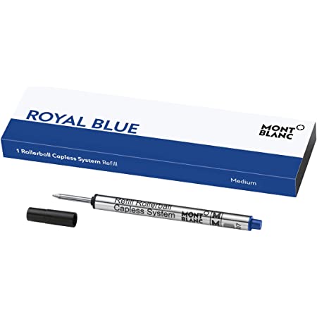 MONTBLANC 124496 - 128243  REFILL CAPLESS M ROYAL BLUE