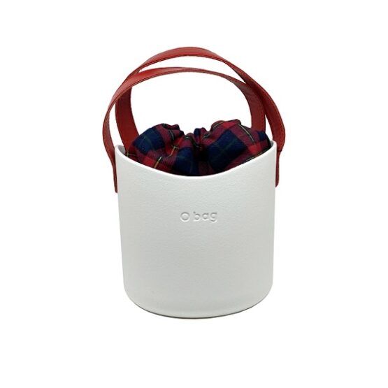 O-BAG 8674 BORSA DONNA O BASKET MODELO SECCHIELLO COLORE BIANCO