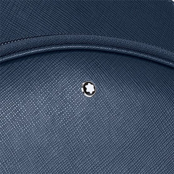 MONTBLANC 128547 SARTORIAL ZAINO PELLE STAMPA SAFFIANO COLORE BLU - immagine 3