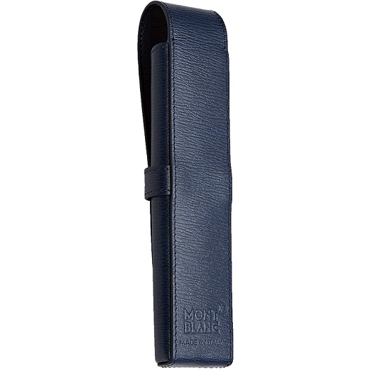 MONTBLANC 118664 4810 WST PORTAPENNE IN PELLE IN PELLE COLORE BLU - immagine 2