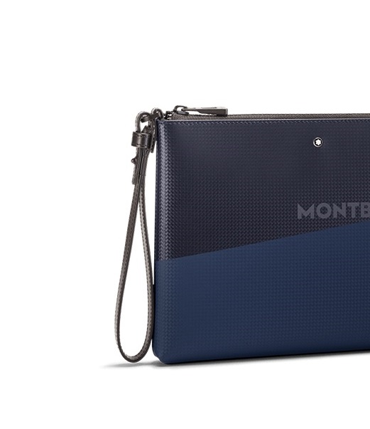 MONTBLANC 128610 POUCH MEDIO IN PELLE CON ZIP E MANICOTTO EXTREME 2.0 - immagine 2
