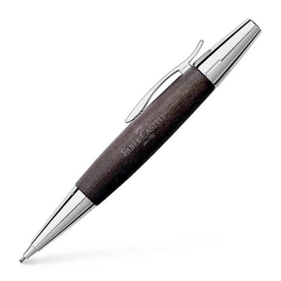 FABER CASTELL PORTAMINE E-MOTION CHROMO WOOD NERO 138383