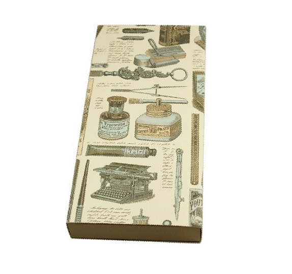 SET SCRITTURA CANOTTO STILOGRAFICA IN LEGNO 2 PENNINI 2 INCHIOSTRO BLU/ROSSO 21001 RUBINATO - immagine 3