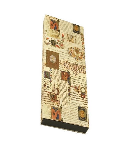 SET SCRITTURA PIUMA CON PUNTALE IN METALO  1 FLACONE INCHIOSTRO ROSSO 21023 RUBINATO - immagine 3
