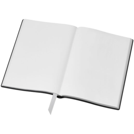 MONTBLANC 116401 NOTEBOOK PAGINE BIANCHE COPERTINA IN PELLE SAFFIANO NERO - immagine 2