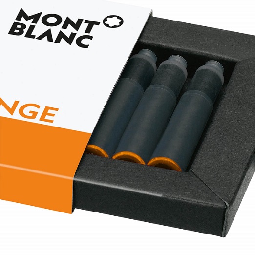 MONTBLANC 119720 - 128207 INK CARTRIDGE MANGANESE ORANGE - immagine 2