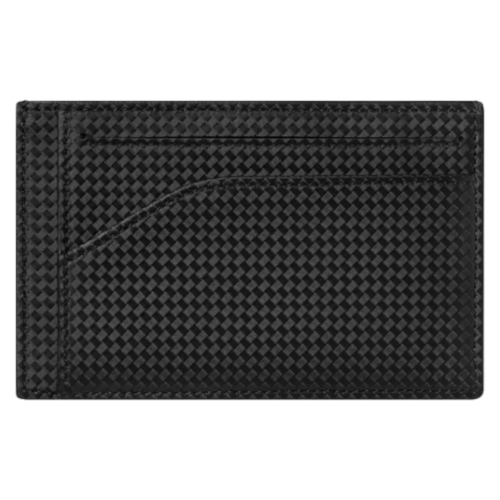 MONTBLANC 123957 PORTA CARTE DI CREDITO IN PELLE STAMPA FIBRA DI CARBONIO EXTREME 2.0 - immagine 2