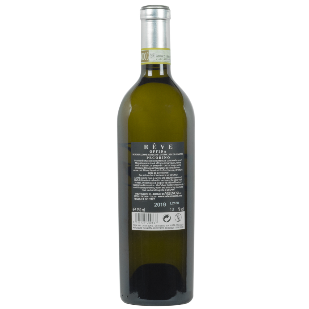 VINO BIANCO RÊVE PECORINO OFFIDA DOCG - CANTINA VELENOSI - immagine 2