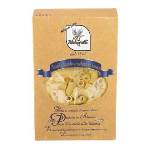 MASCIARELLI  MEZZI RIGATONI SELEZIONE GOURMET LAVORAZIONE ARTIGIANALE 500 G LUXURY FOOD LOST238