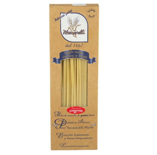 MASCIARELLI SPAGHETTONE SELEZIONE GOURMET LINEA LAVORAZIONE ARTIGIANALE 2,42 MM LUXURY FOOD LOST 215