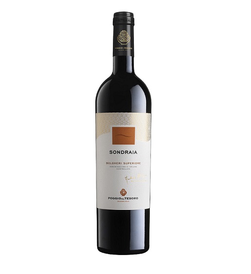 VINO ROSSO SONDRAIA BOLGHERI SUPERIORE DOC 2017 POGGIO AL TESORO 750ML ALLEGRINI