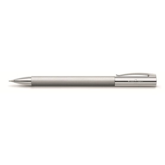 FABER CASTELL PORTAMINE 138152 AMBITION METAACCIAIO SATINATO - immagine 2