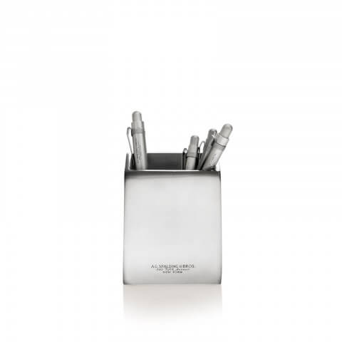 A.G. SPALDING&BROS 310755U828 BICCHIERE PORTA PENNE QUADRATO