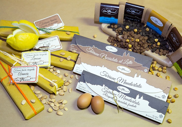 CASA FRANCUCCI TORRONE TENERO FARCITO ALL'ARANCIA - LUXURY FOOD LOSTIVALE - immagine 2