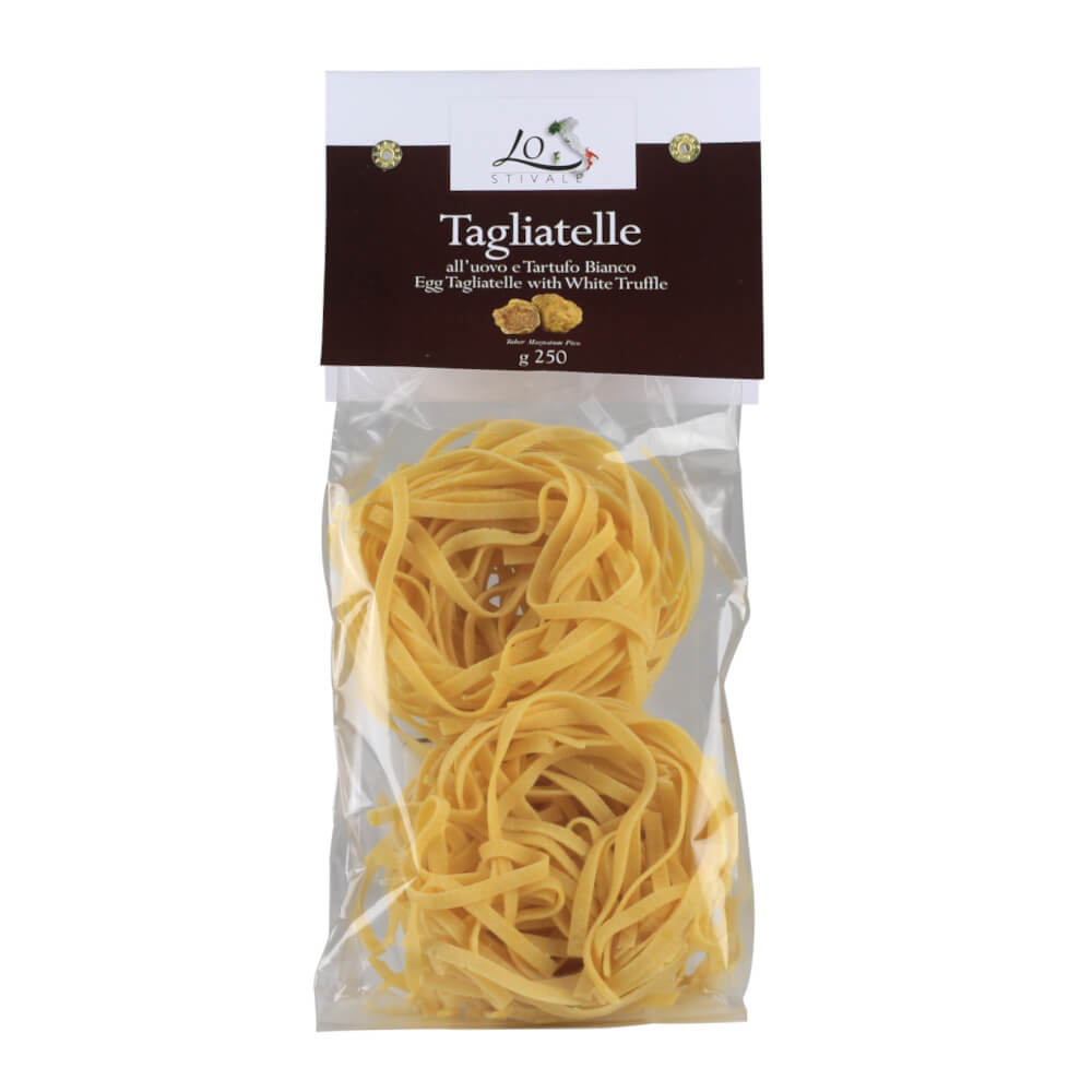 LOSTIVALE TAGLIATELLE ALL'UOVO AL TARTUFO BIANCO 250G - LOST31 - LUXURY FOOD