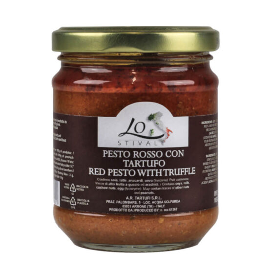 LOSTIVALE PESTO ROSSO CON TARTUFO 180G - LOST32 - LUXURY FOOD