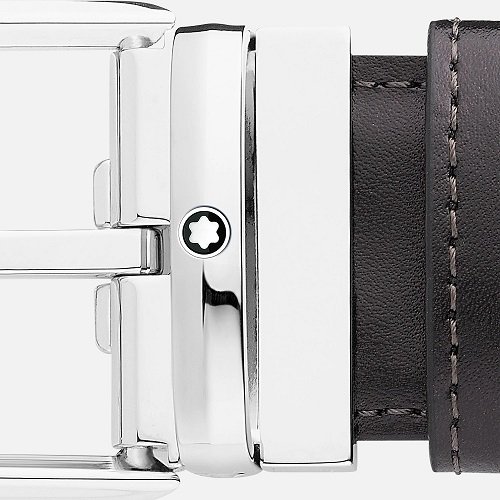 MONTBLANC 128765 CINTURA BICOLORE MECCANISMO PER LA REGOLAZIONE - immagine 3