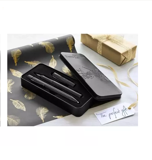 FABER CASTELL 201626 SET REGALO GRIP EDITIN STILO/SFERA ALL BLACK - immagine 3