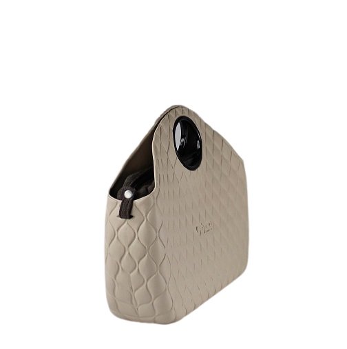 O-BAG OMOON 6067 BORSA DONNA COLORE SAND SACCA INTERNA AMOVIBILE - immagine 2