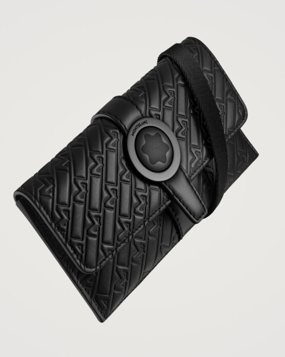 MONTBLANC 128740 M_GRAM PORTADOCUMENTI CON CHIUSURA STAMPA M ULTRABLACK - immagine 2