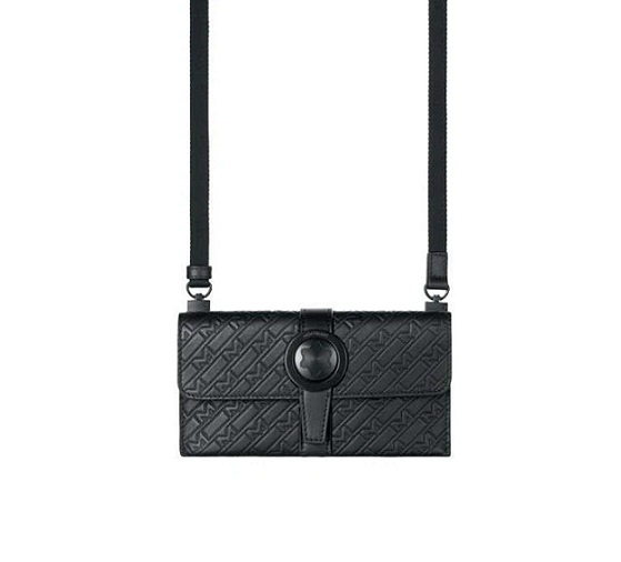 MONTBLANC 128740 M_GRAM PORTADOCUMENTI CON CHIUSURA STAMPA M ULTRABLACK