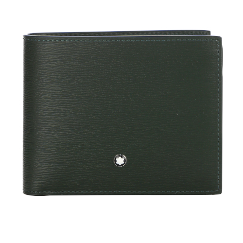 MONTBLANC 129243 WESTSIDE 4810 PORTAFOGLI UOMO 6CC COLORE VERDE FOREST