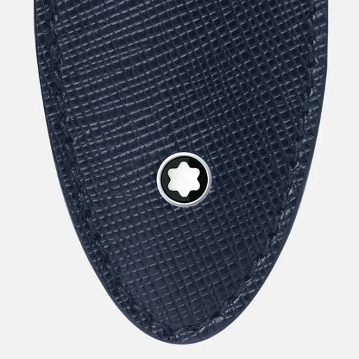 MONTBLANC 128603 SARTORIAL PORTAPENNE IN PELLE SAFFIANO BLU - immagine 2