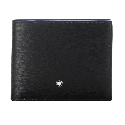 MONTBLANC 129246 WESTSIDE 4810 PORTAFOGLI UOMO 6CC + 2 COLORE NERO