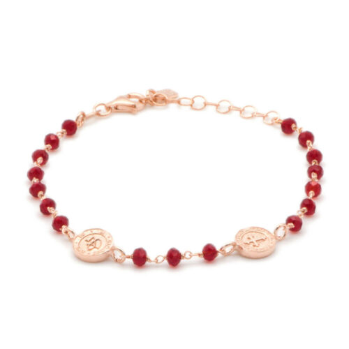 I DUCHI BRACCIALE DONNA 10365123 ARGENTO 925 RED GOLD MAGICAE LAPIS