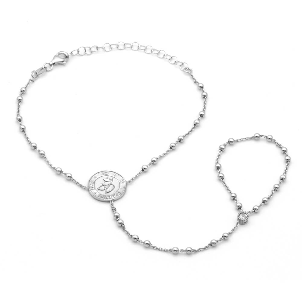 I DUCHI BRACCIALE BACIAMANO 10351202- ARGENTO 925 LINEA ARGENTUM PASSION