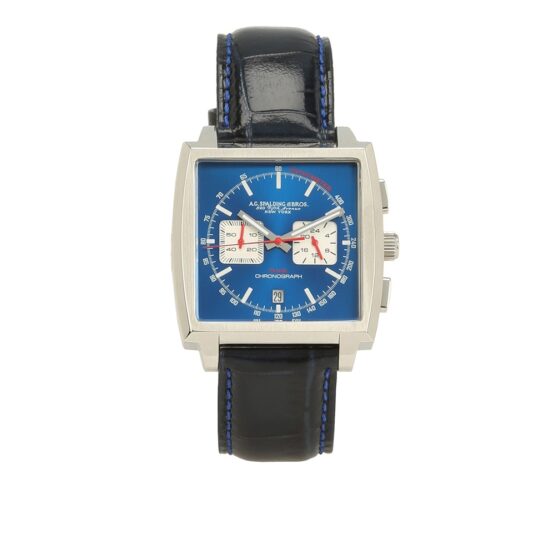 A.G. SPALDING&BROS OROLOGIO RACE CHRONO 174420U706 CINTURINO IN PELLE