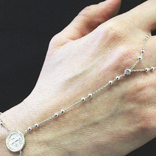 I DUCHI BRACCIALE BACIAMANO 10351202- ARGENTO 925 LINEA ARGENTUM PASSION - immagine 2