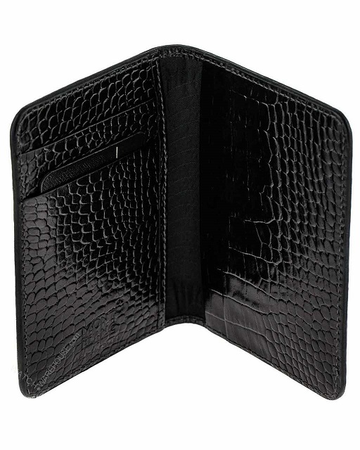 MONTBLANC 107605 PORTA CARTE DI CREDITO LA VIE BOHEME VITELLO STAMPA COCCO NERO - immagine 2