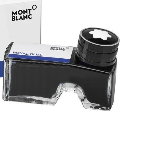 MONTBLANC 105192 - 128185 INK BOTTLE ROYAL BULUE - INCHIOSTRO BLU 60ML - immagine 2
