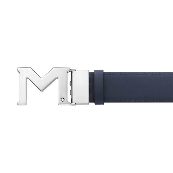 MONTBLANC 128787 M_GRAM CINTURA 35MM REVERSIBILE BICOLORE CON FIBBIA M - immagine 3