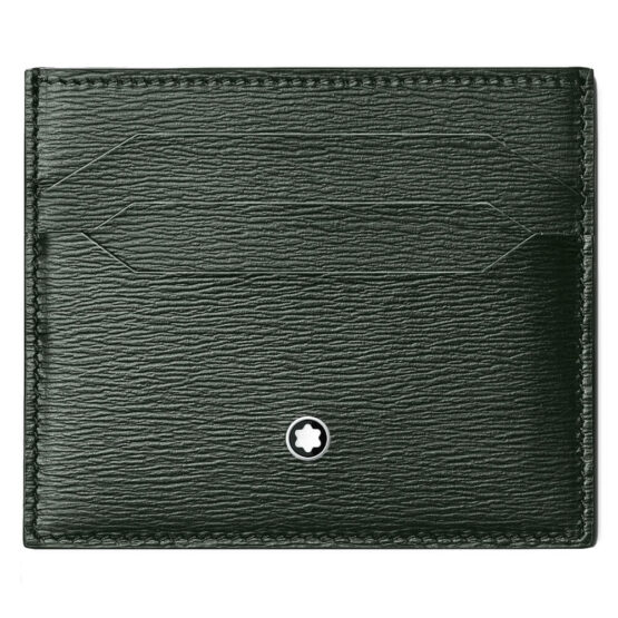 MONTBLANC 129254 MEISTERSTÜCK PORTA CARTE DI CREDITO 6CC COLORE VERDE SCURO
