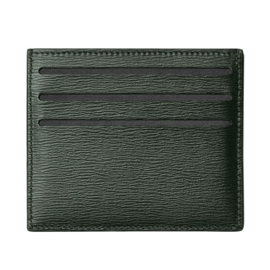 MONTBLANC 129254 MEISTERSTÜCK PORTA CARTE DI CREDITO 6CC COLORE VERDE SCURO - immagine 2