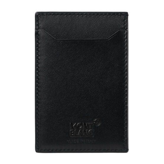 MONTBLANC 129683 MEISTERSTÜCK CUSTODIA PER 3 CARTE DI CREDITO COLORE NERO - immagine 2
