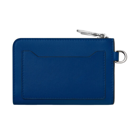 MONTBLANC 129690 MEISTERSTÜCK CUSTODIA PORTACHIAVI E 4 CARTE DI CREDITO CON ZIP - immagine 2