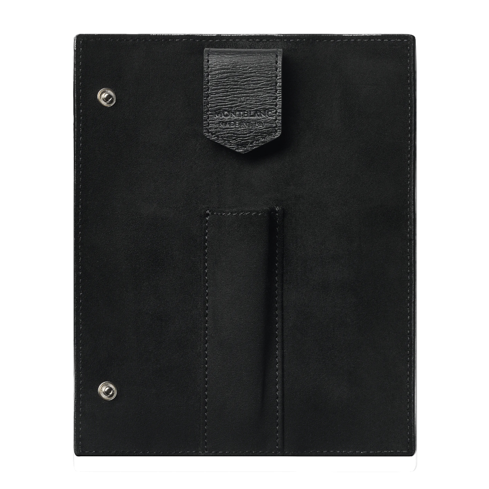MONTBLANC 129258 MEISTERSTÜCK 4810 PORTAPENNE IN PELLE COLORE NERO 1 STRUMENTO - immagine 2