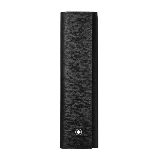 MONTBLANC 129258 MEISTERSTÜCK 4810 PORTAPENNE IN PELLE COLORE NERO 1 STRUMENTO - immagine 3