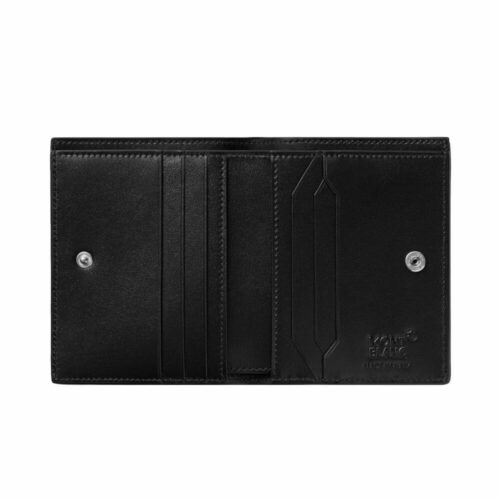 MONTBLANC 129677 PORTAFOGLI MEISTERSTÜCK 6 SCOMPARTI  CHIUSURA CON BOTTONCINO