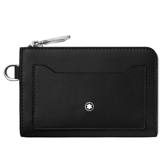 MONTBLANC 129689 MEISTERSTÜCK CUSTODIA PORTACHIAVI E 4 CARTE DI CREDITO CON ZIP