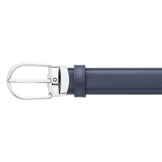 MONTBLANC 128754 CINTURA FIBBIA AD ARDIGLIONE MM30 REVERSIBILE DOPPIO COLORE - immagine 3