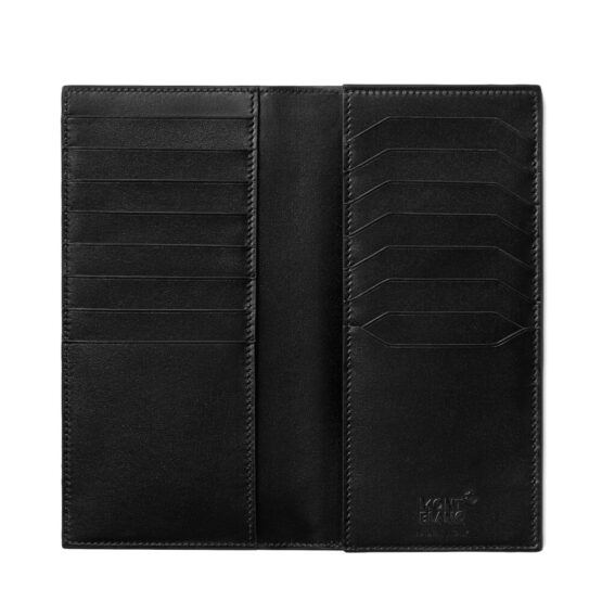 MONTBLANC 129680 MEISTERSTÜCK LONG WALLET 15CC COLORE NERO - immagine 2