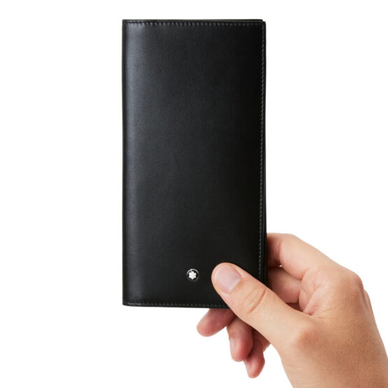MONTBLANC 129680 MEISTERSTÜCK LONG WALLET 15CC COLORE NERO - immagine 3