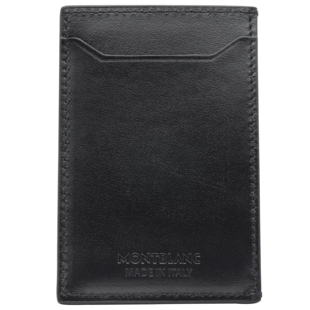MONTBLANC 129685 PORTACARTE MEISTERSTÜCK IN PELLE COLORE ROSSO E NERO - immagine 2