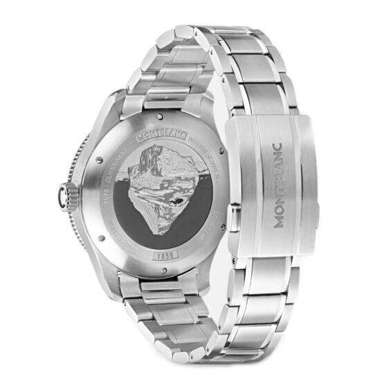 MONTBLANC 129371 1858 ICE SEA AUTOMATIC DATE NERO OROLOGIO DA POLSO - immagine 4